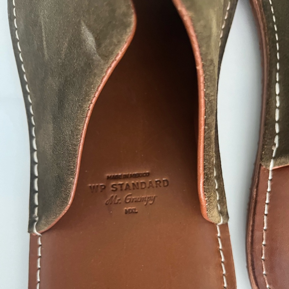 WP Standard Mr Grumpy slipper olive suede MXL - Picture 4 of 8